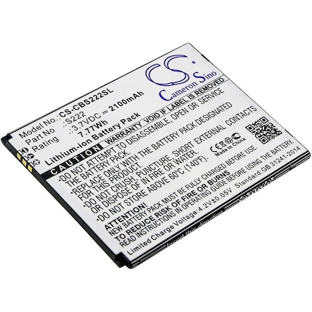 Bsc Preferred Cubot S222 Mobile Phone Replacement Battery CS-CBS222SL